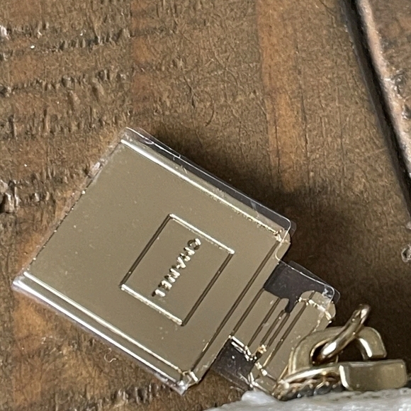 COCO Mademoiselle Satin Cosmetic Pouch - Ivory - Picture 2 of 10